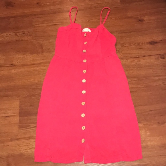 Universal Thread Button Down Spaghetti strap dress - Picture 1 of 5